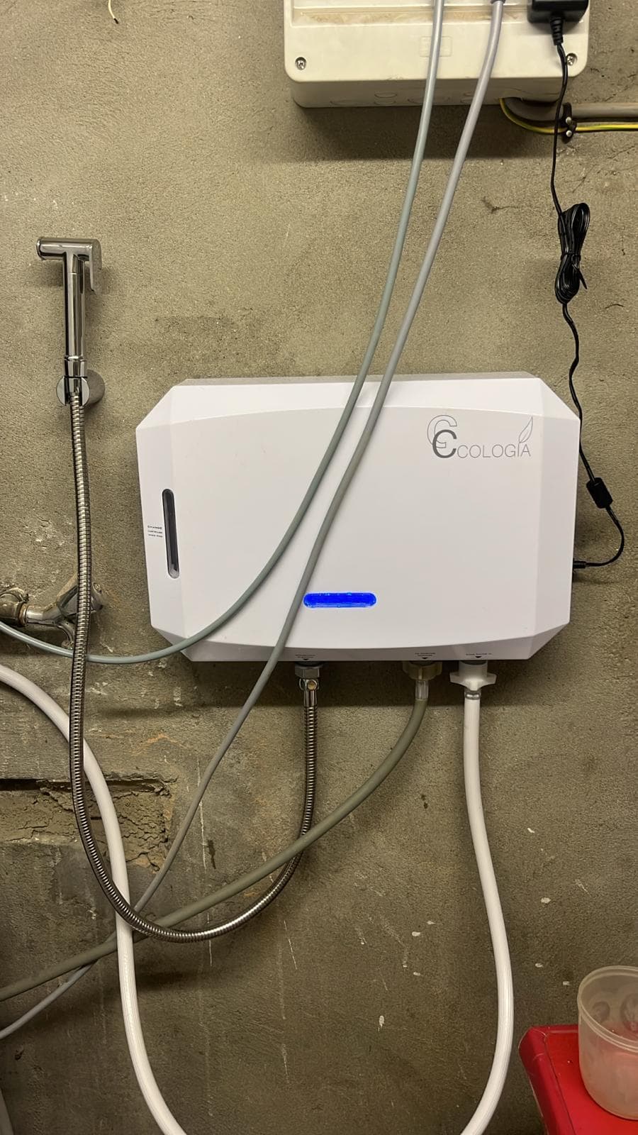 Instal·lació real d'un equip d'ozó per rentadora